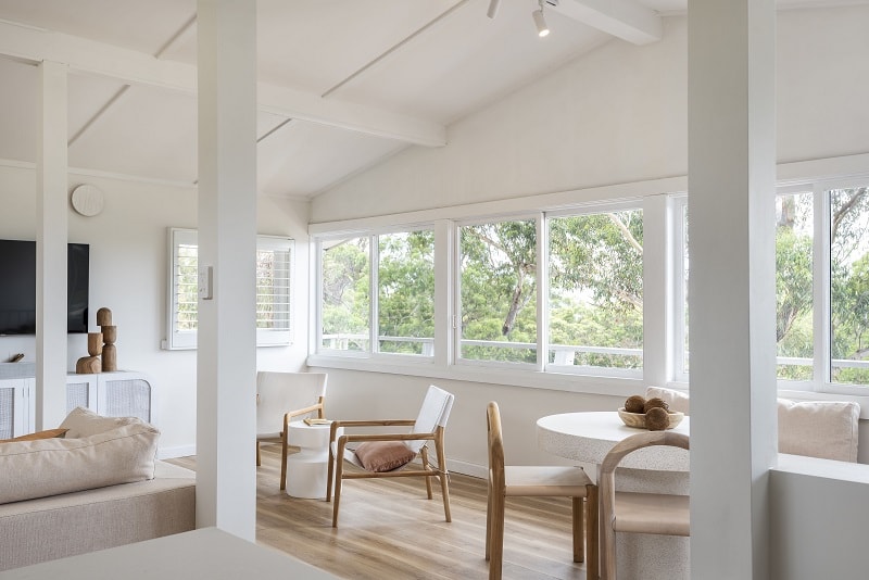 Aluminum Plantation Shutters at the Bay Haus