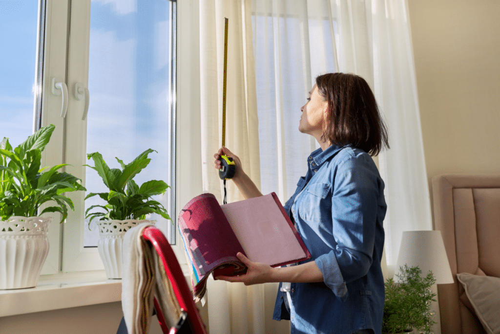 how to measure for curtains